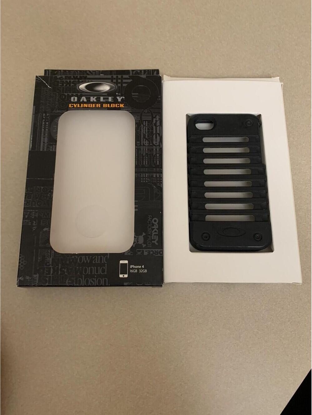 Oakley iPhone 4 case. Cylinder block
